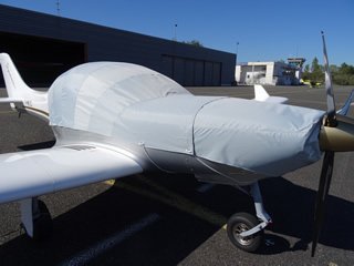 Détail d'une housse de verrière