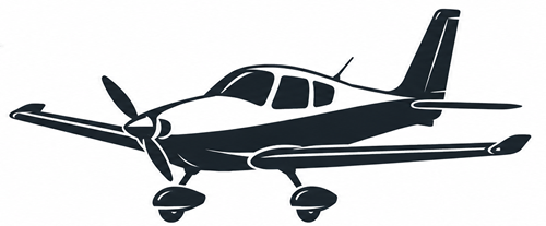 Pictogramme d'un avion à aile basse